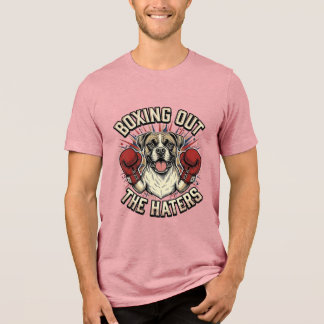 Boxer-Hund boxt die Hasser aus Lustiges T-Shirt De Tri-Blend Shirt