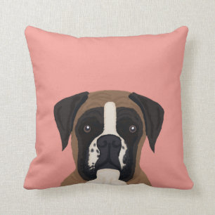 Boxer Hund Haustier-Portrait-Kopfkissen für Hundeb Kissen