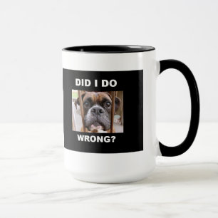 Boxer-Hund im Problem Tasse