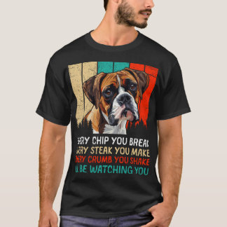 Boxer Hund JEDER CHIP DEN DU BRICHST Deutscher Box T-Shirt