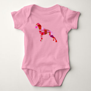 Boxer Hund karro Baby Strampler