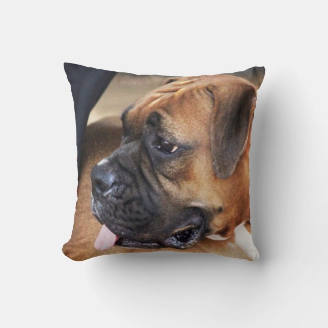 Boxer-Hund Kissen (Vorderseite)
