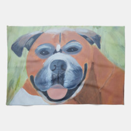 Boxer-Hund-Küchenhandtücher Geschirrtuch