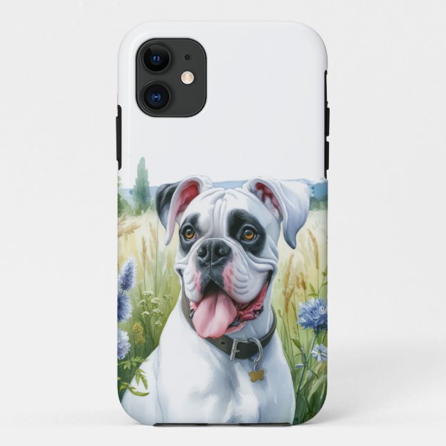 Boxer Hund Liebe ❤️ Case-Mate iPhone Hülle (Rückseite)