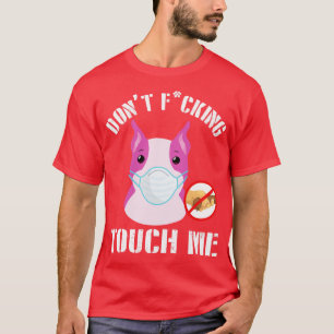 Boxer Hund mit Gesichtsmaske nicht hart Fass Me 20 T-Shirt