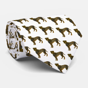 Boxer Hund Silhouette Halloween White Neck Krawatte