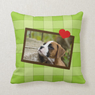 Boxer-Hündchen-kundengerechtes Kissen