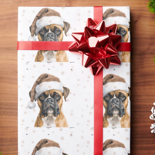 Boxer-Hunde-Geschenkverpackung Geschenkpapier (Von Creator hochgeladen)