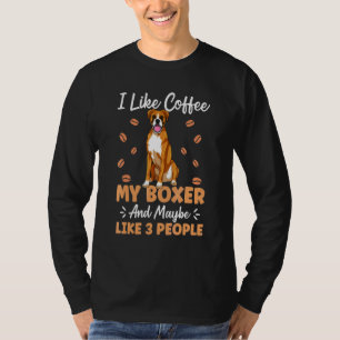 Boxer-Hundebekleidung Kaffeetrinker für Boxer-Besi T-Shirt