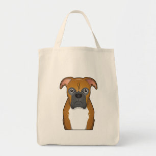 Boxer-HundeCartoon Tragetasche