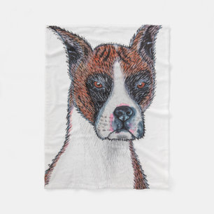 Boxer-Hundefelldecke Fleecedecke