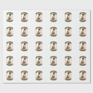 Boxer-Hundefreund-Shirt Vintage-Gravur Lustiges Ha Geschenkpapier