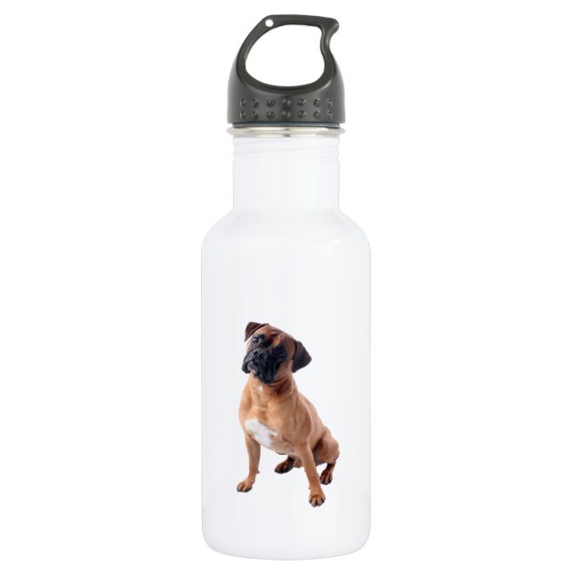 Boxer-Hundegetränk-Flasche Trinkflasche (Vorderseite)