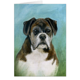 Boxer-Hundekarte