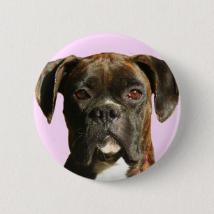 Boxer-Hundeknopf Button