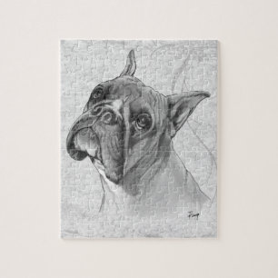 Boxer-Hundekopf