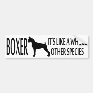 Boxer-Hundezucht-Autoaufkleber Autoaufkleber