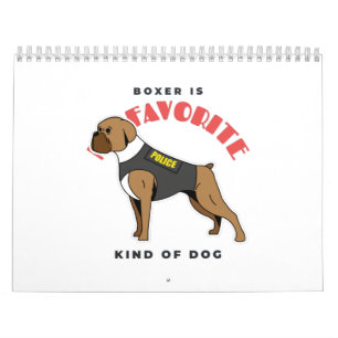 BOXER IST DIE LIEBLINGSART VON HUND KALENDER