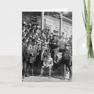 Boxer-Jack Johnson und Trainer, frühe 1900s Karte