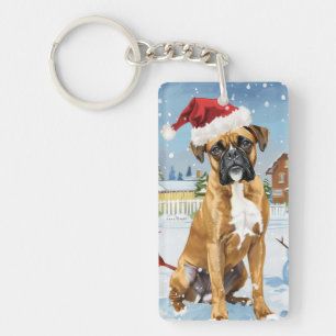 Boxer Joyeux Noël Pays des Merveilles d'Hiver