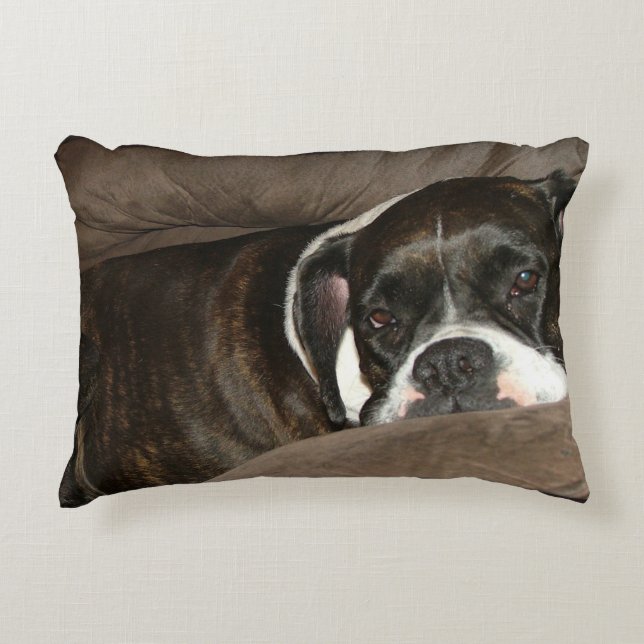 Boxer-Kissen Zierkissen (Vorderseite)
