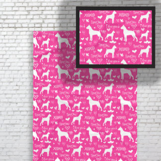 Boxer Liebe Fleece Blanket - I Liebe Boxers Pet Gi