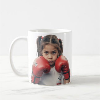 Boxer-Mädchen-Tasse Kaffeetasse