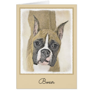 Boxer-Malerei - Niedliche Original Hunde-Kunst