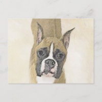 Boxer-Malerei - Niedliche Original Hunde-Kunst