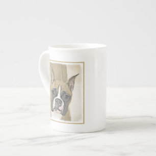 Boxer-Malerei - Niedliche Original Hunde-Kunst Prozellantasse