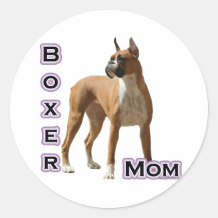 Boxer Mama 4 - Aufkleber