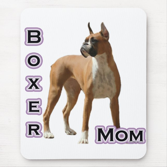 Boxer Mama 4 Mousepad (Vorne)