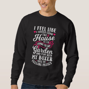 Boxer Mama Dog Sweatshirt
