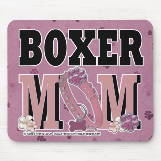 Boxer MAMA Mousepad (Vorne)