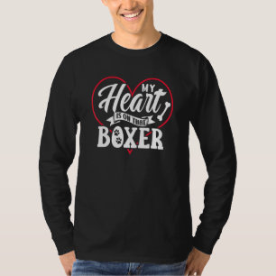 Boxer Mama Paw Heart T-Shirt