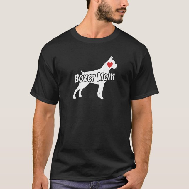 Boxer Mama T-Shirt (Vorderseite)