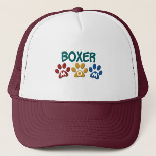 BOXER-MAMA Tatzen-Druck 1 Truckerkappe