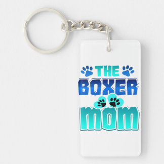 Boxer Maman Funny Chien Amoureux Empreintes de pat