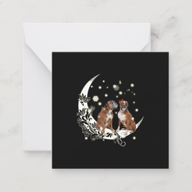 Boxer Mitteilungskarte (Vorderseite)