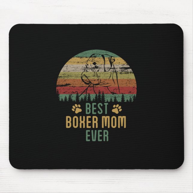 Boxer Mom Mousepad (Vorne)