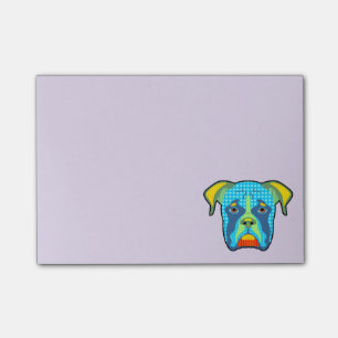 Boxer-Muster-Pop-Kunst Post-it Klebezettel