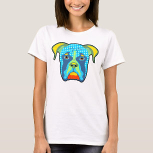 Boxer-Muster-Pop-Kunst T-Shirt