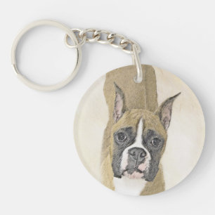 Boxer Painting - Joli Art Original de Chien