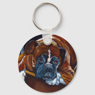 Boxer "Patience" Schlüsselanhänger