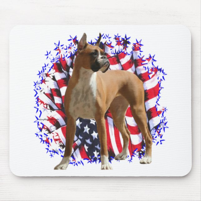Boxer Patriot Mousepad (Vorne)