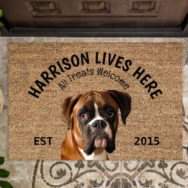 Boxer Personalisiert Hund Lover Doormat Fußmatte