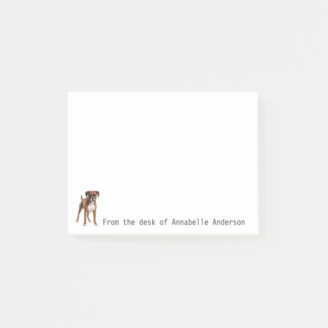 Boxer Personalize Post-it Klebezettel (Vorderseite)