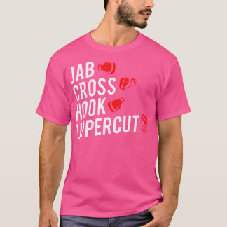 Boxer Punches aus dem T-Shirt Boxen