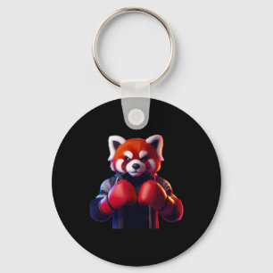 Boxer Red Panda Boxer Kickboxer Mixed Martial Arts Schlüsselanhänger
