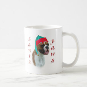 Boxer Santa Pfoten Kaffeetasse